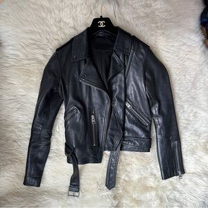 All Saints Balfern Leather Biker Jacket